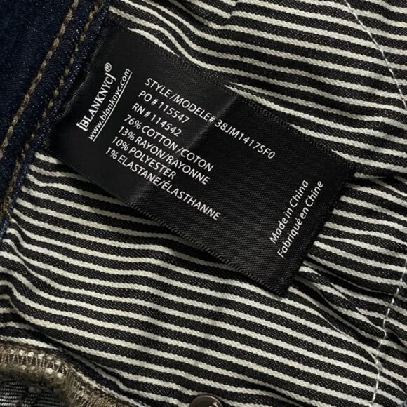 NWT Blank NYC Men's Wooster Slim Fit Denim Blue Jeans Size‎ 30x32 - Picture 6 of 7